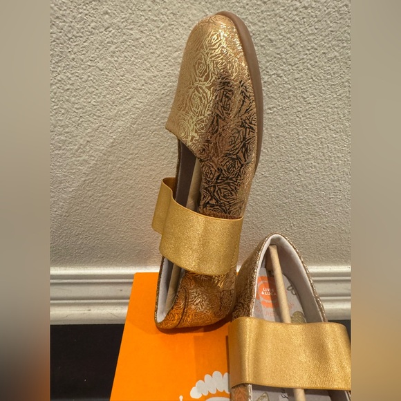 Bella ballet flats golds rose NIB 3y - Picture 3 of 4